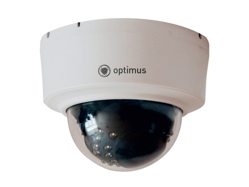 картинка Видеокамера IP Optimus IP-E025.0(2.8)P_V.5 (5Мп) купол от магазина Паритет-Центр